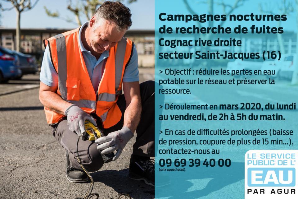 Campagne Agur recherche fuites