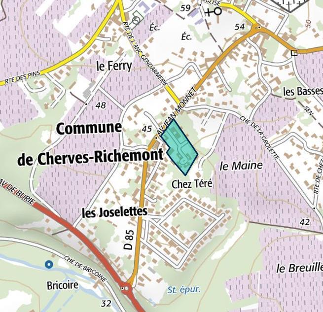 Plan cherves-richemont