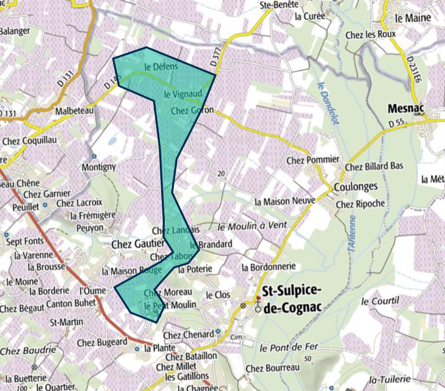 carte saint sulpice de cognac