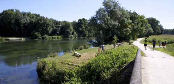 Photo du fleuve Charente situé à Cognac prise par JP Bouron