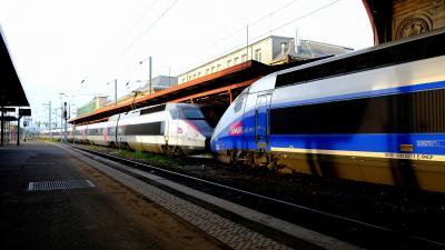 TGV en gare