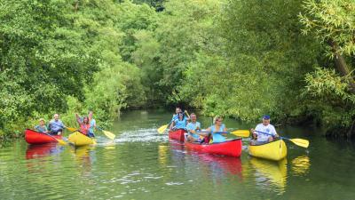 Balade en canoes