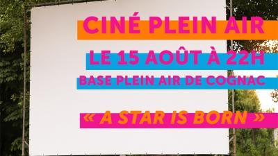 Ciné plein air à la base plein air André Mermet à Cognac