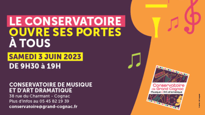 Journée portes ouvertes conservatoire de Grand Cognac