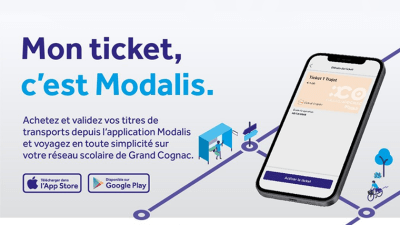 Vignette actualité Modalis montrant l'application sur smartphone
