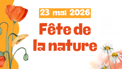 fete-nature-vignette 2026 : coquelicot et marguerites peints à l'aquarelle 