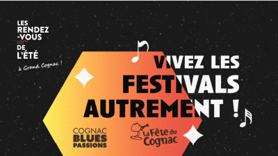 image-navette-festivals2026-fond-noir, polygone doré couleur dégradée