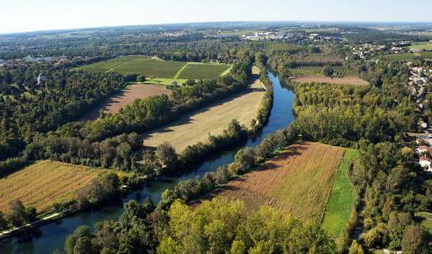 Le fleuve vu de haut