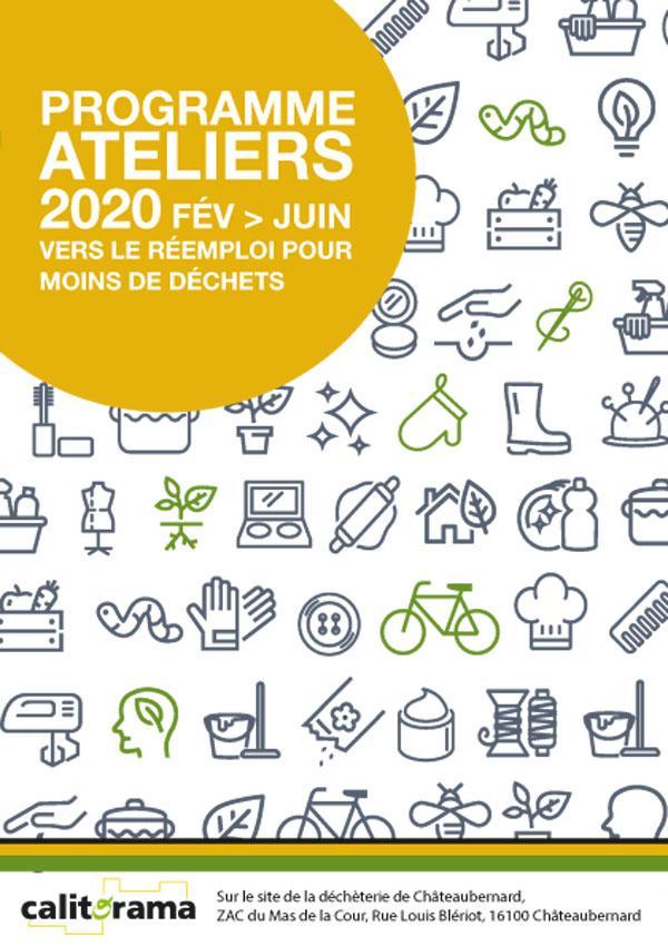 couverture brochure ateliers calitorama