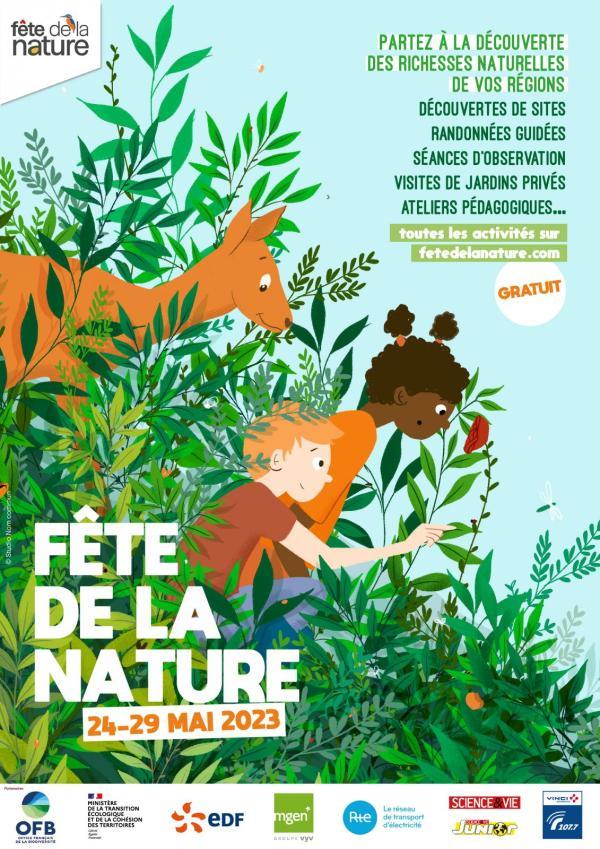 Affiche de la 17ème édition de la fête de la nature