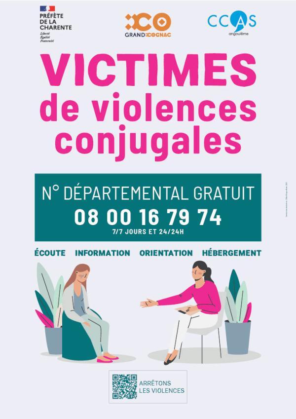 Affiche violences conjugales