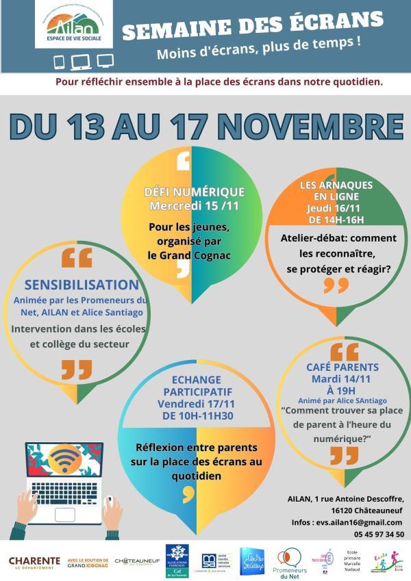 Semaine des écrans - AILAN Semaine des écrans - AILAN
