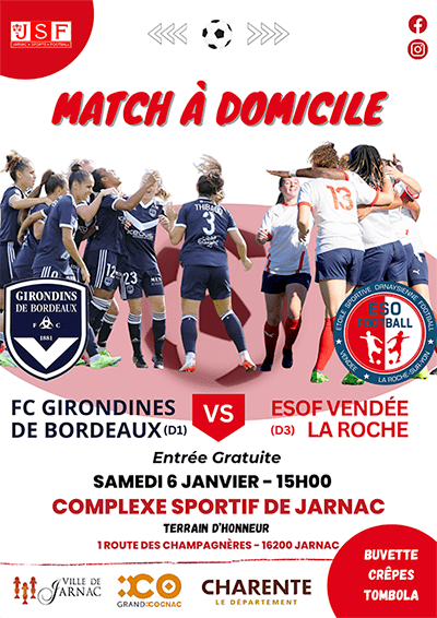 Affiche Match FCGB vs La Roche sYon