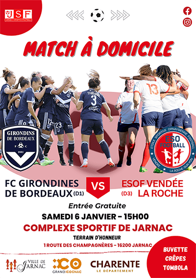 Affiche Match FCGB vs La Roche sYon Affiche Match FCGB vs La Roche sYon
