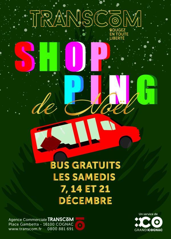 Affiche shopping de Noël Affiche shopping de Noël