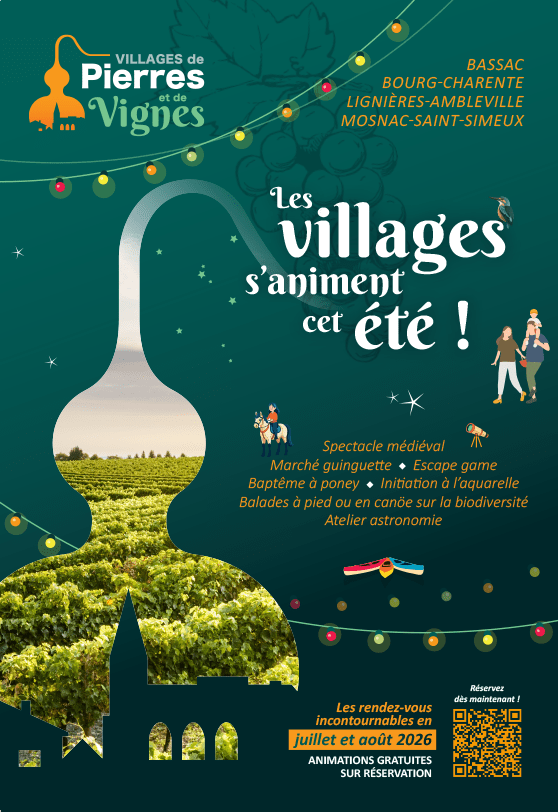 2026_flyer_Village de Pierres et de Vignes-un paysage de vignes dans une forme d'alambic