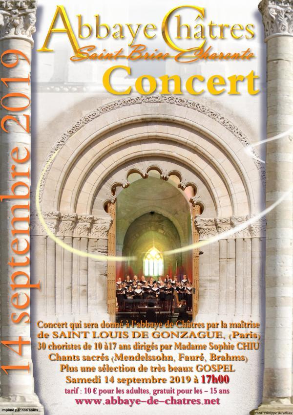CONCERT À L'ABBAYE DE CHÂTRES