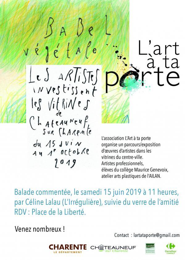 L'ART À TA PORTE # 2 VISITE COMMENTÉE PAR L'IRRÉGULIÈRE, MÉDIATRICE