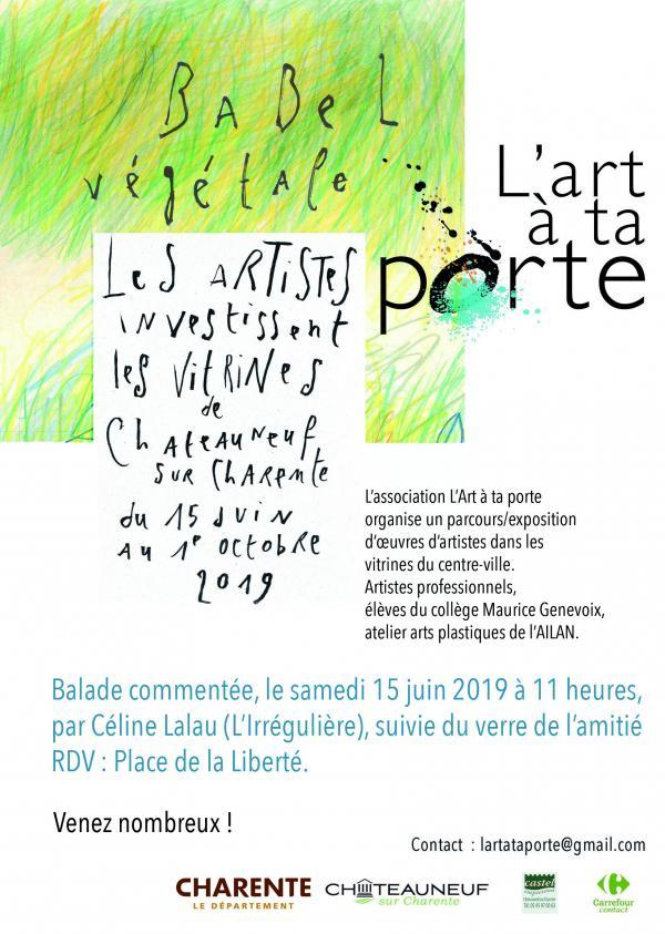 L'ART À TA PORTE # 2 VISITE COMMENTÉE PAR L'IRRÉGULIÈRE, MÉDIATRICE 