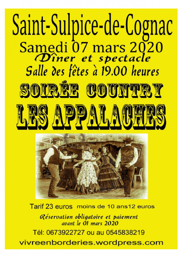 SOIRÉE COUNTRY : DÎNER ET SPECTACLE