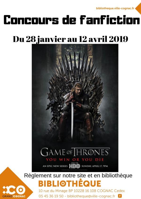 CONCOURS FANFICTION GAME OF THRONES