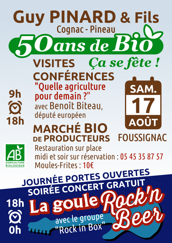 JOURNÉE PORTES OUVERTES - 50 ANS DE BIO, ÇA SE FÊTE !