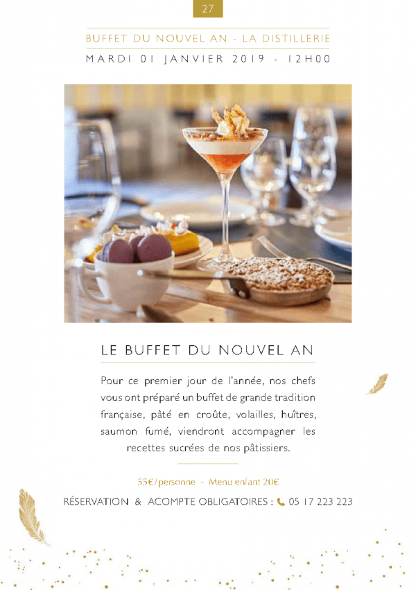 BUFFET DU NOUVEL AN
