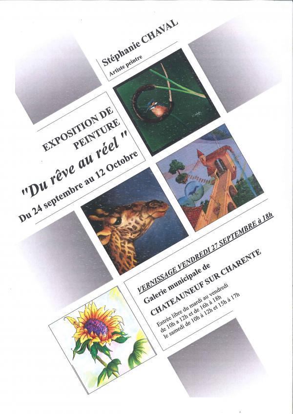 EXPOSITION - PEINTURE ACRYLIQUE ET PORCELAINE