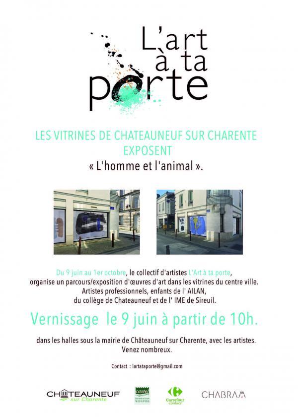 L'ART A TA PORTE : PARCOURS ARTISTIQUE A CHÂTEAUNEUF-SUR-CHARENTE