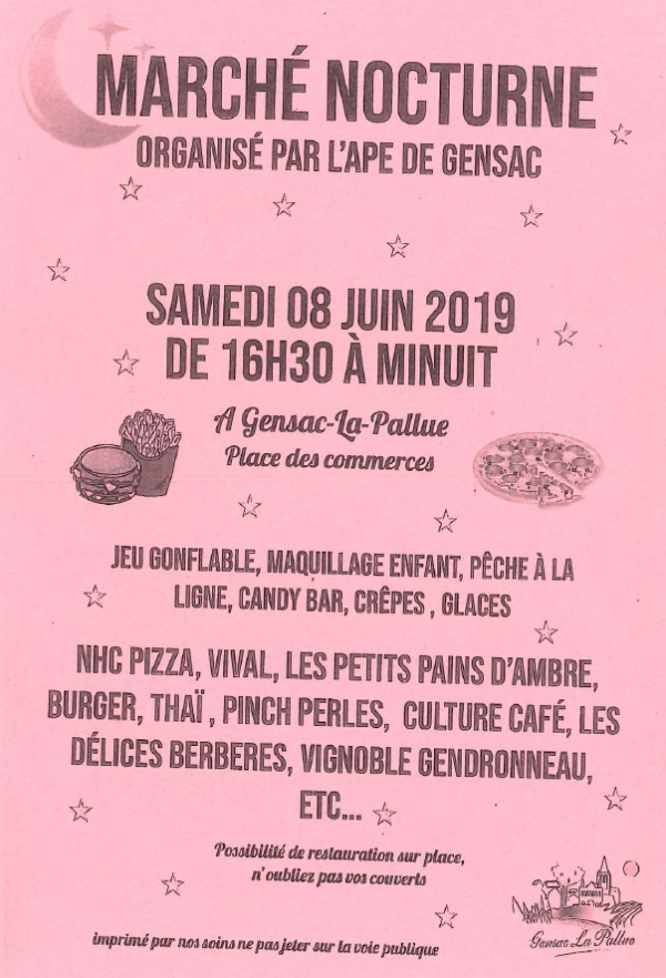 MARCHÉ NOCTURNE