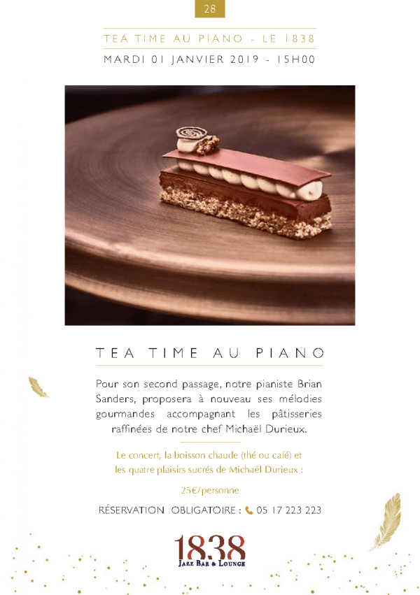 TEA TIME AU PIANO