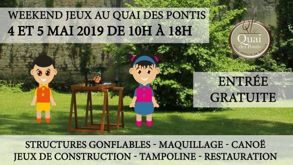 WEEKEND JEUX AU QUAI DES PONTIS